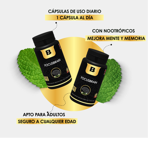 FOCUSBRAIN - Potenciador Cerebral (30 capsulas)