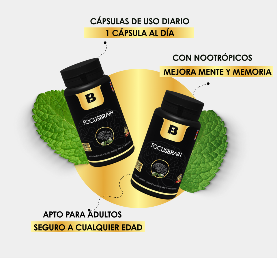 FOCUSBRAIN - Potenciador Cerebral (30 capsulas)